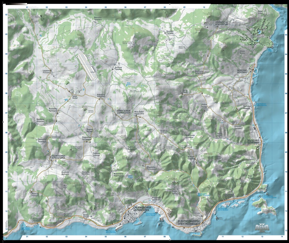 Full stitched map of Chernarus